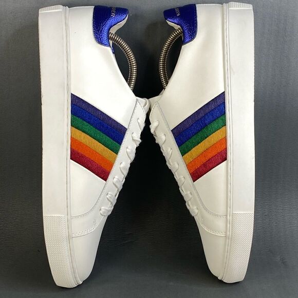 Kurt Geiger London Lennon Sunset-Multi sneakers mens size 12.5 (45.5) new - Picture 6 of 10